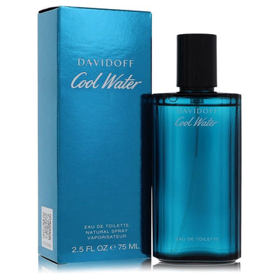 Cool Water by Davidoff Eau De Toilette Spray 2.5 oz (For Man)