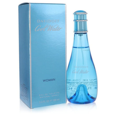 Cool Water by Davidoff Eau De Toilette Spray 3.4 oz (For Woman)