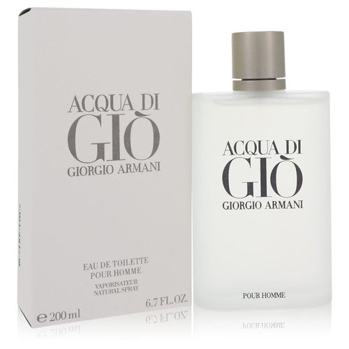 Acqua Di Gio by Giorgio Armani Eau De Toilette Spray 6.7 oz (For Man)