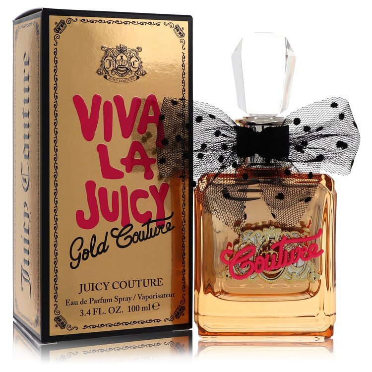 Viva La Juicy Gold Couture by Juicy Couture Eau De Parfum Spray 3.4 oz (For Woman)