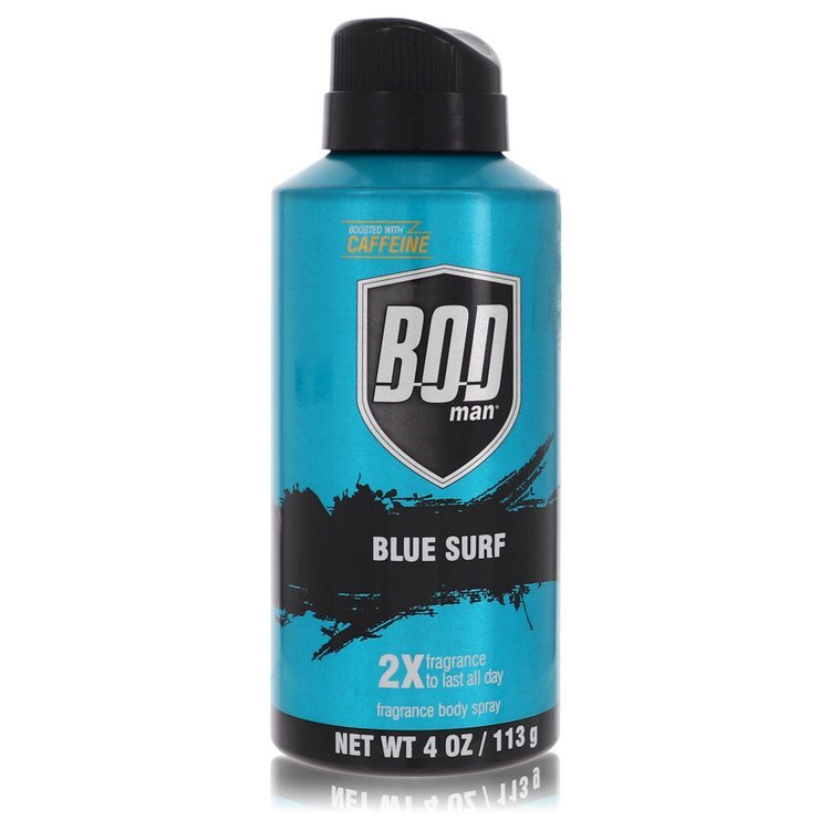 BOD Man Blue Surf by Parfums De Coeur Body Spray 4 oz (For Man)