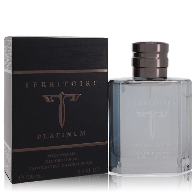 Territoire Platinum by YZY Perfume Eau De Parfum Spray 3.4 oz (For Man)