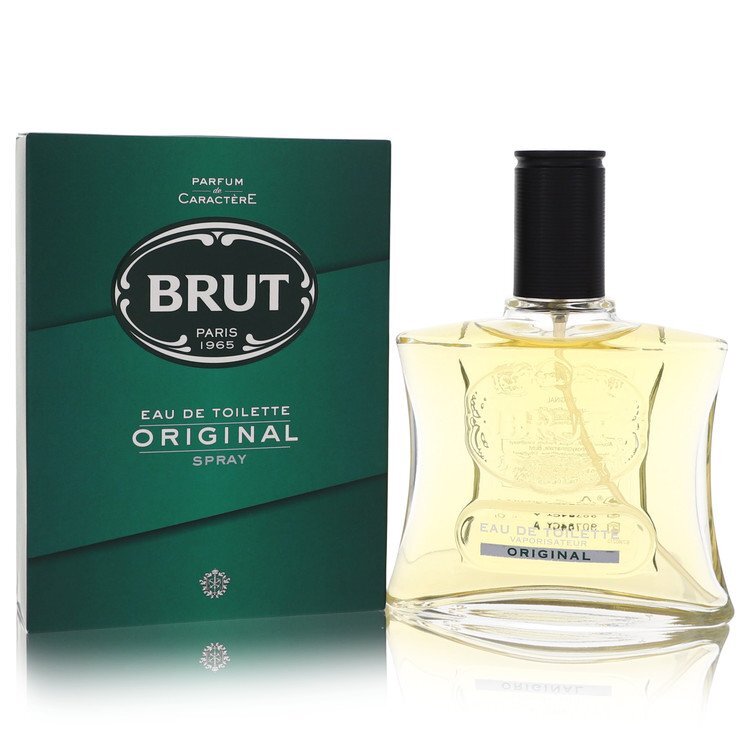 Brut by Faberge Eau De Toilette Spray (Original Glass Bottle) 3.4 oz (For Man)