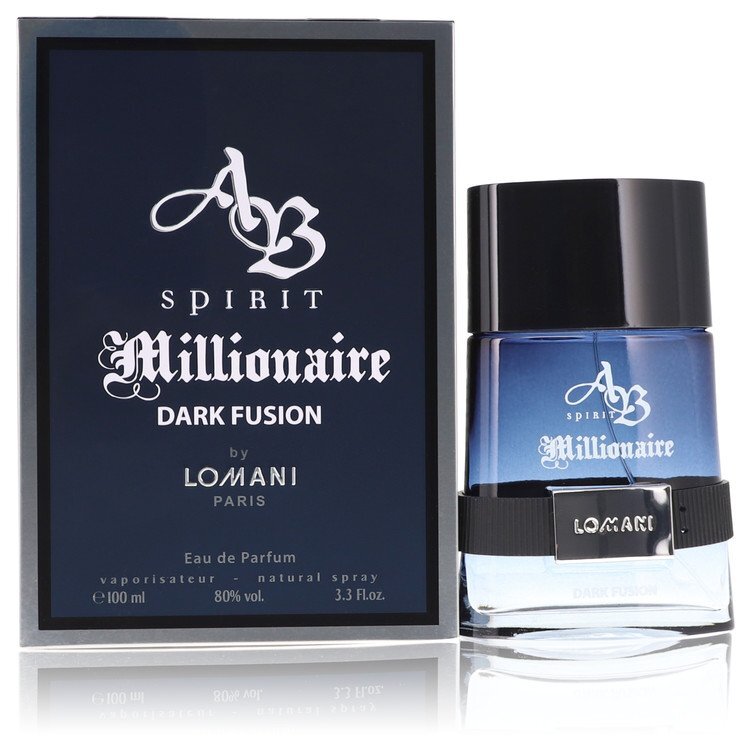Spirit Millionaire Dark Fusion by Lomani Eau De Parfum Spray 3.3 oz (For Man)