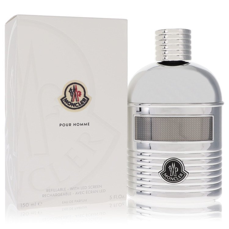 Moncler by Moncler Eau De Parfum Spray (Refillable + LED Screen) 5 oz (For Man)