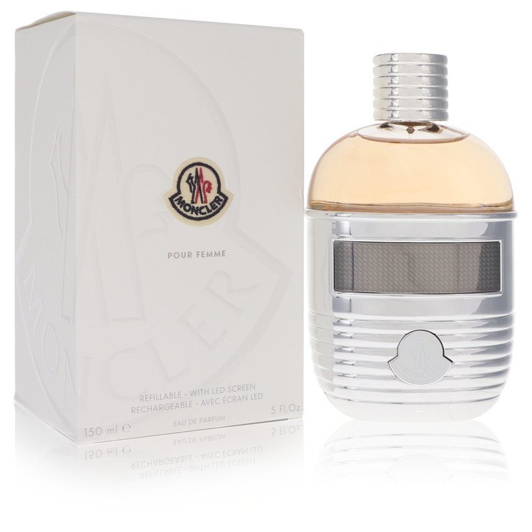 Moncler by Moncler Eau De Parfum Spray (Refillable + LED Screen) 5 oz (For Woman)
