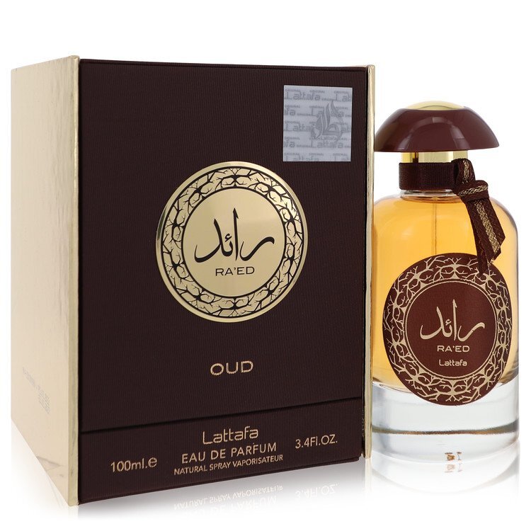 Raed Oud by Lattafa Eau De Parfum Spray 3.4 oz (Unisex)
