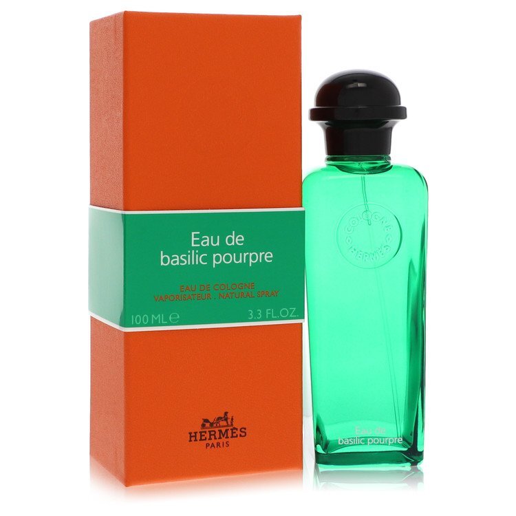 Eau De Basilic Pourpre by Hermes Eau De Cologne Spray (Unisex) 3.3 oz (For Man)