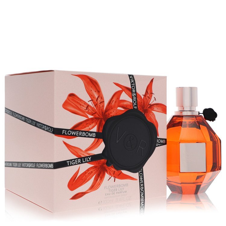 Flowerbomb Tiger Lily by Viktor & Rolf Extrait de Parfum Spray 3.4 oz (For Woman)