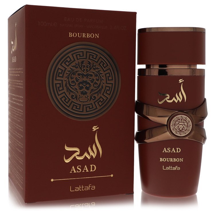 Lattafa Asad Bourbon by Lattafa Eau de Parfum Spray 3.4 oz (For Man)